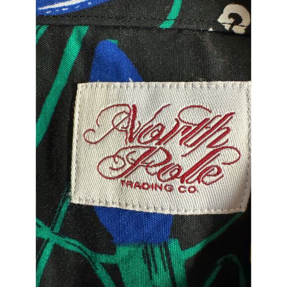 North Pole Trading Co Men’s Christmas Shirt Sz 2XL Get Lit Office Party Novelty - Picture 6 of 8